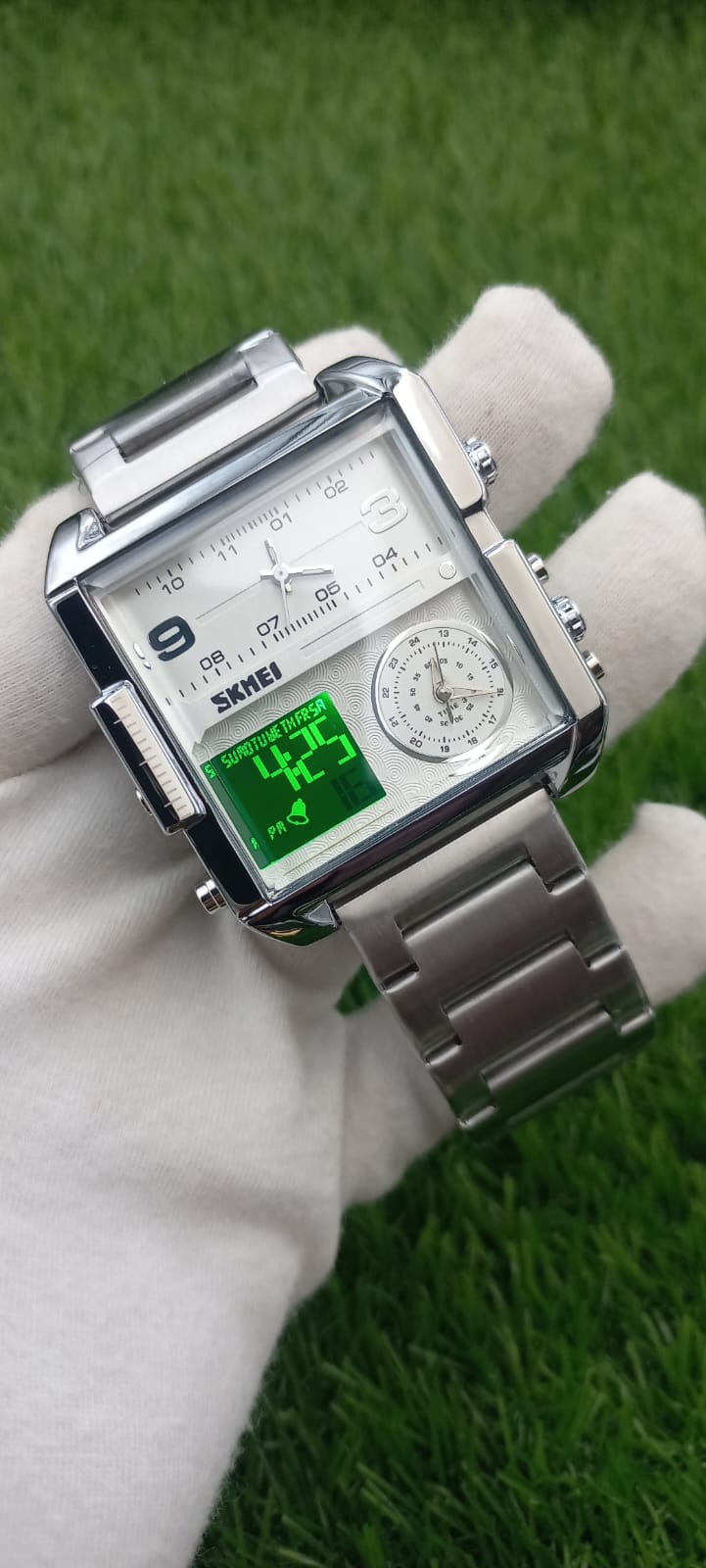 SKMEI-1584 TRIPLE TIME WATCH