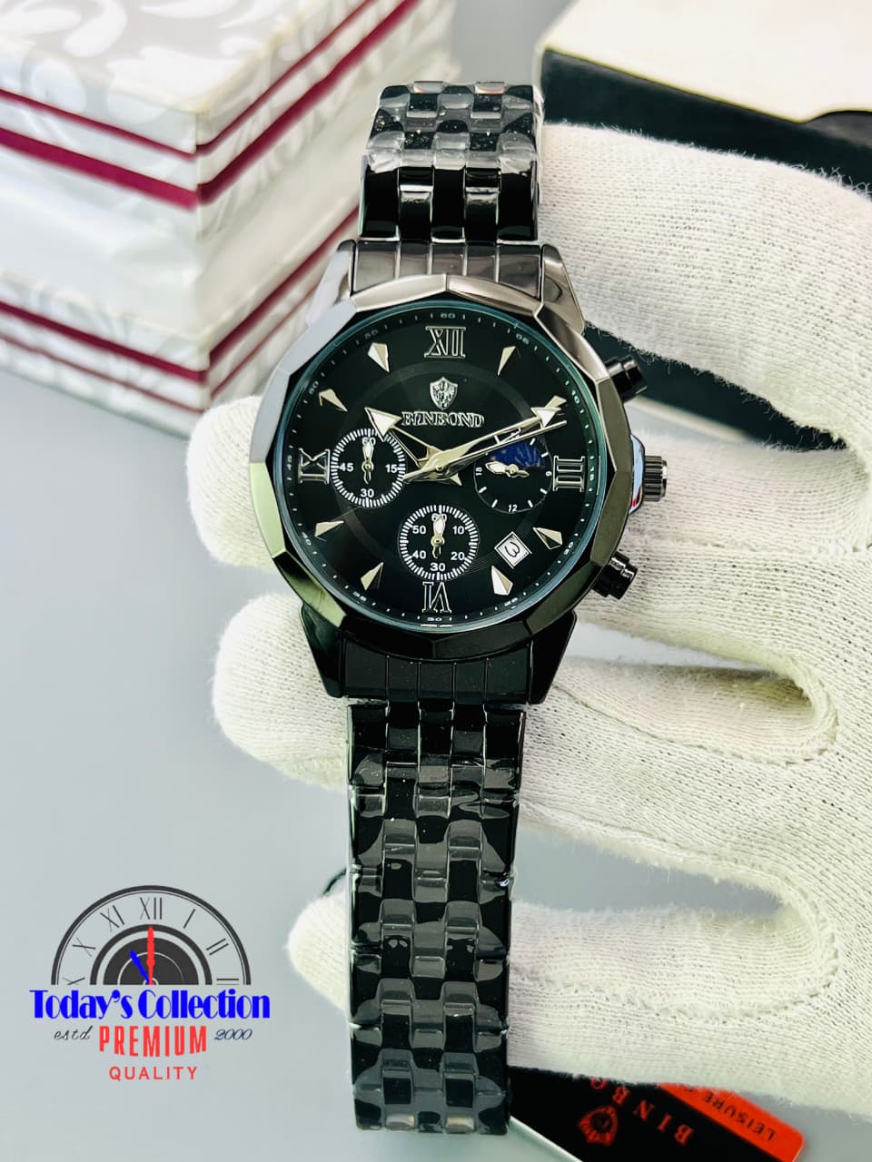 BinBond Orignal Chronograph Working Men's Wrist Watch