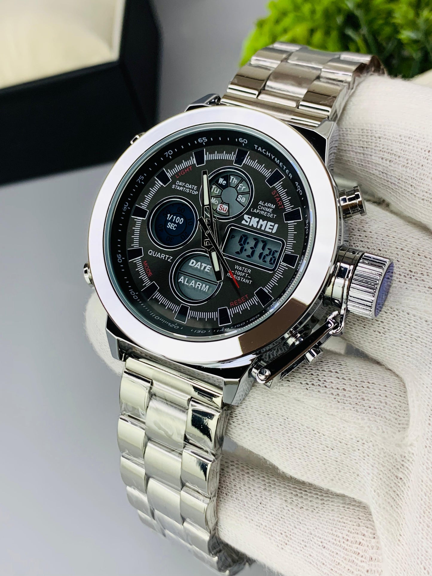 SKMEI-1515 DUAL TIME WATCH