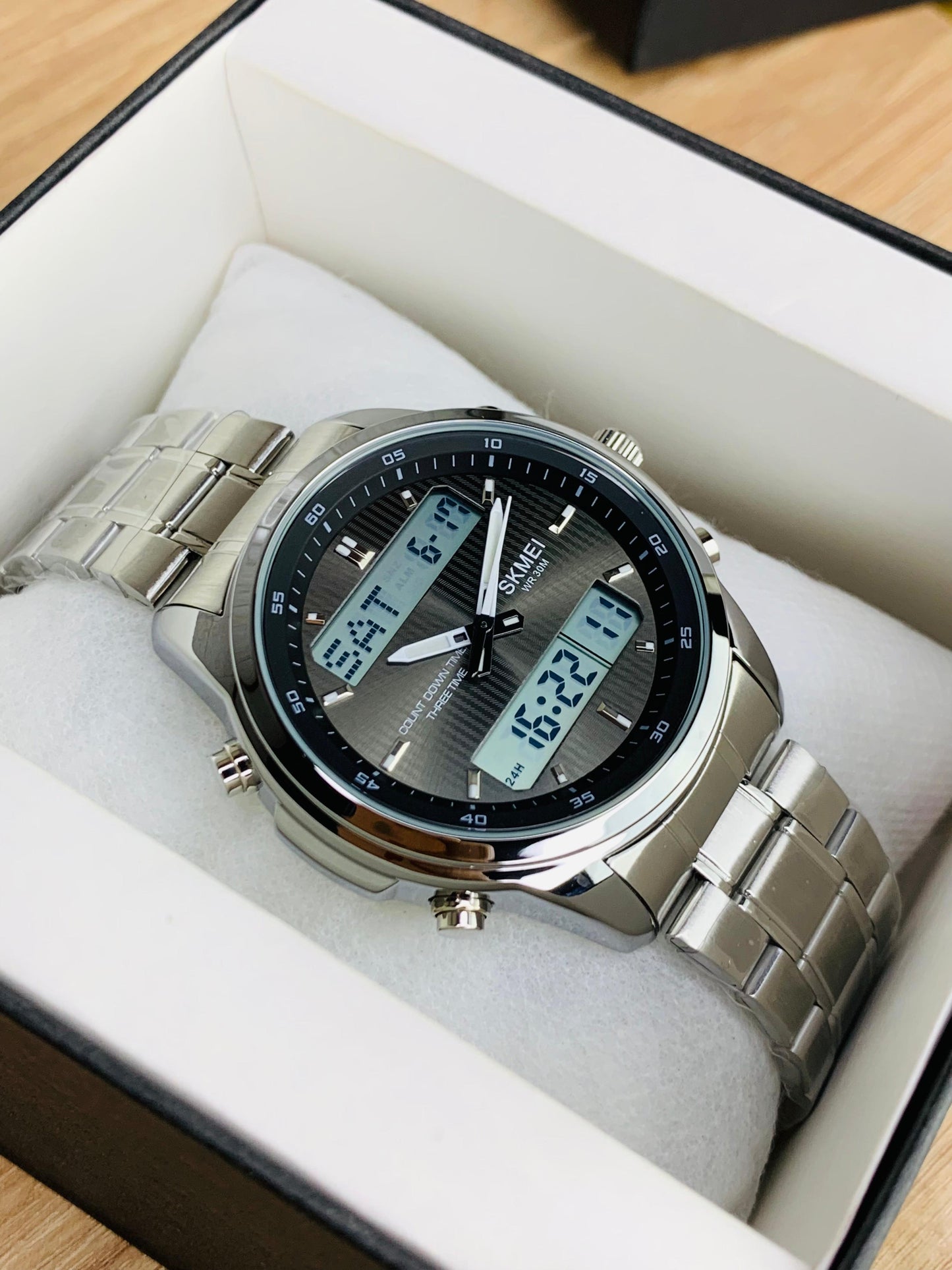 SKMEI- 2049 DUAL TIME WATCH