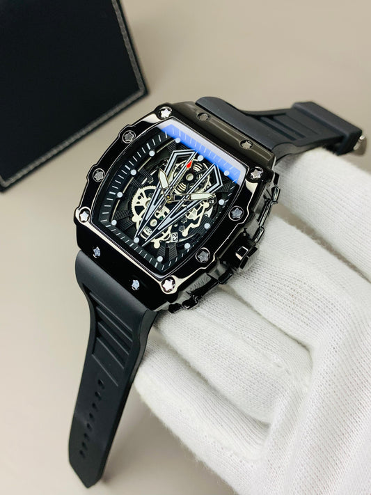 Poedagar Watches Men Wrist Silicone Belt