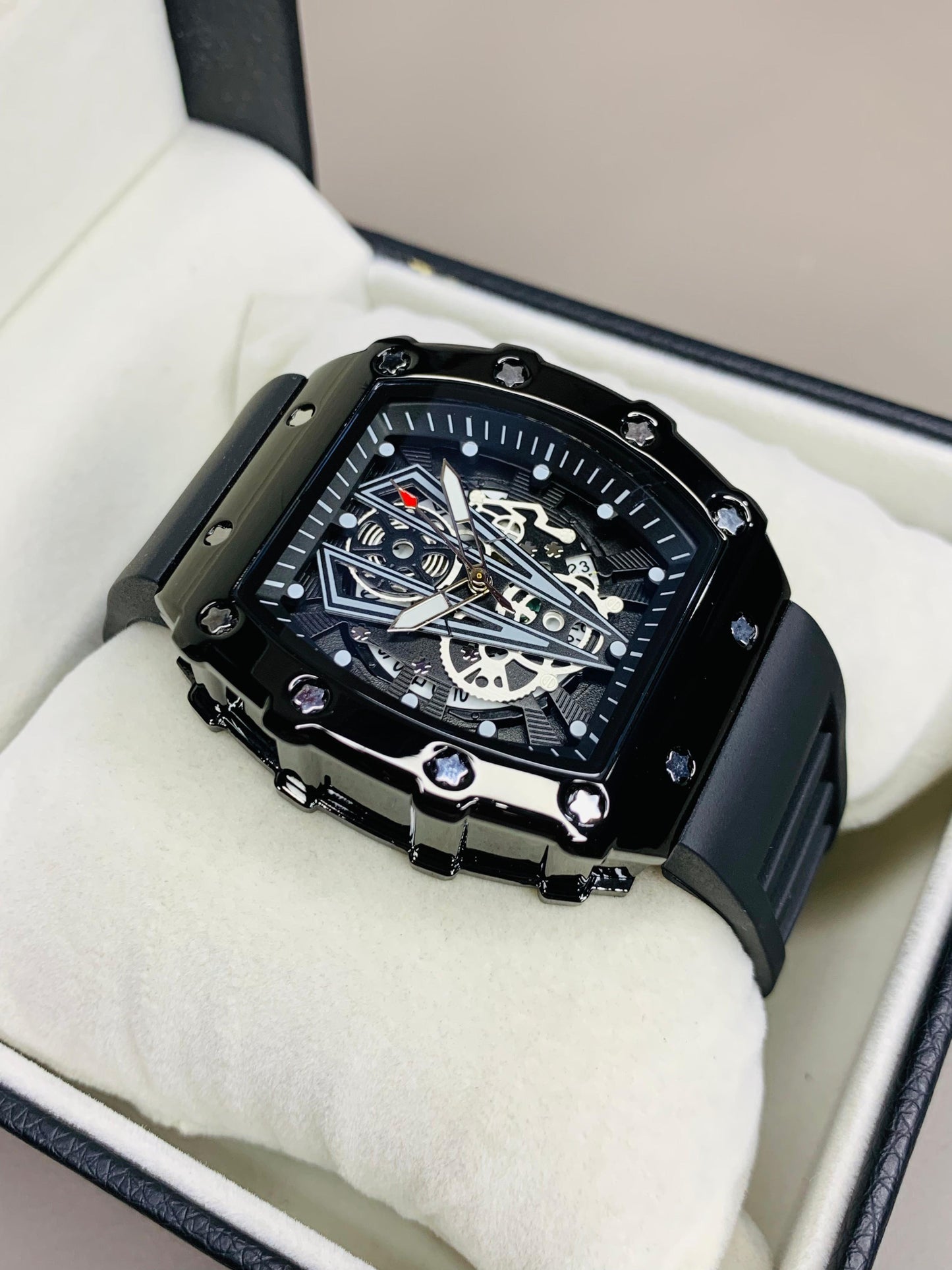 Poedagar Watches Men Wrist Silicone Belt