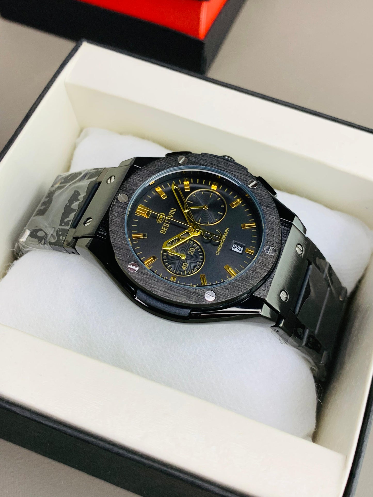 BESTWIN ORIGNAL CHORONOGRAPH WRIST MEN'S WATCHES