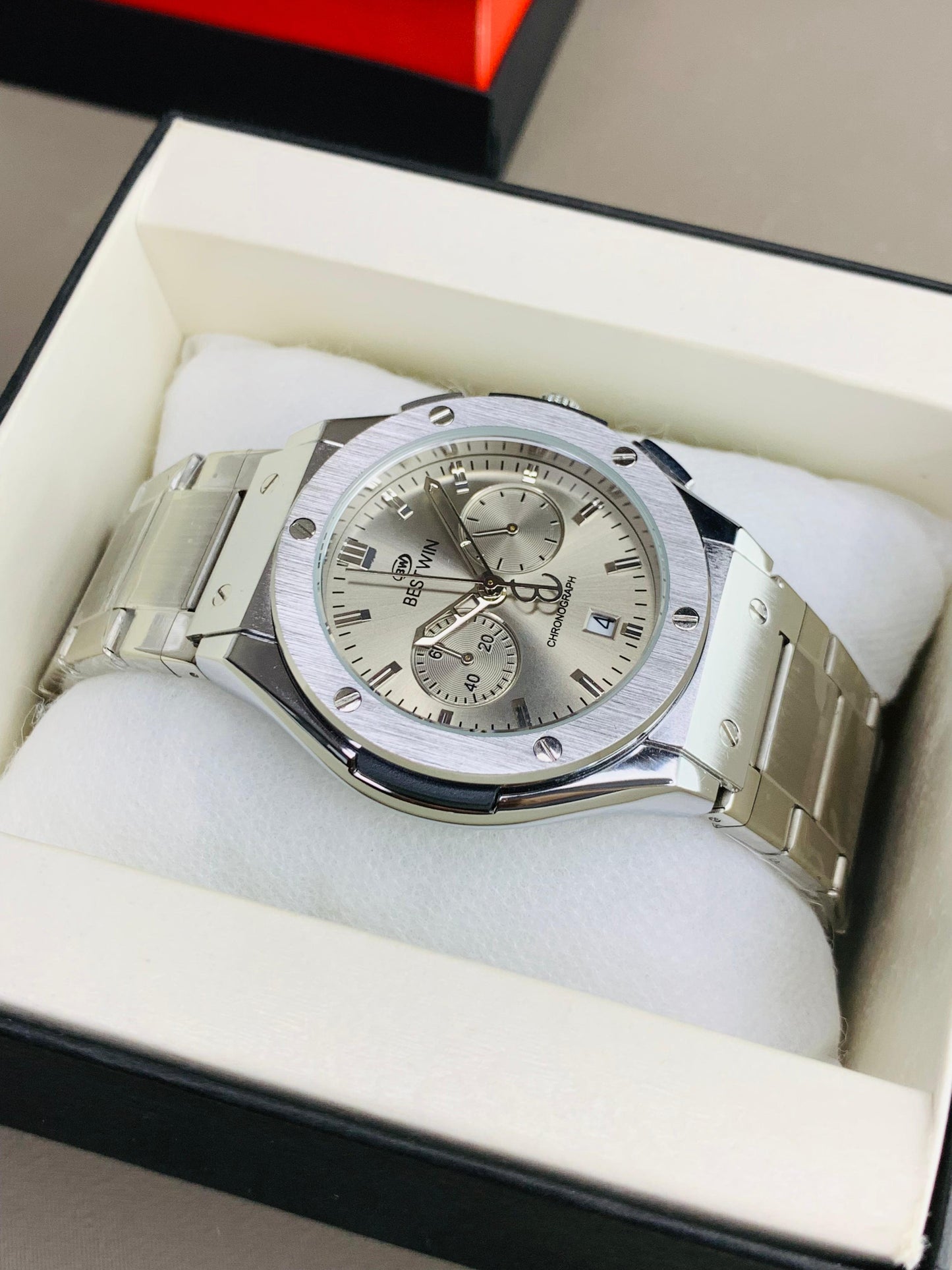 BESTWIN ORIGNAL CHORONOGRAPH WRIST MEN'S WATCHES