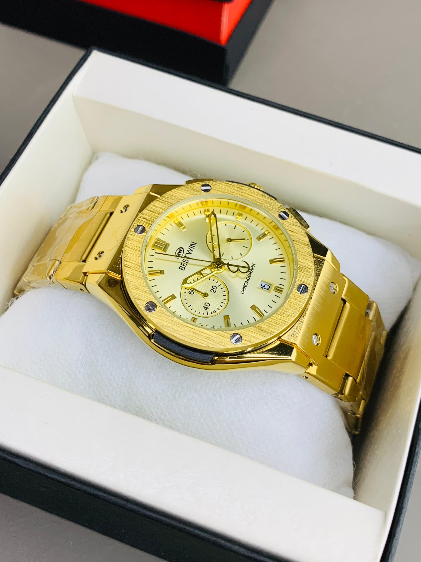BESTWIN ORIGNAL CHORONOGRAPH WRIST MEN'S WATCHES