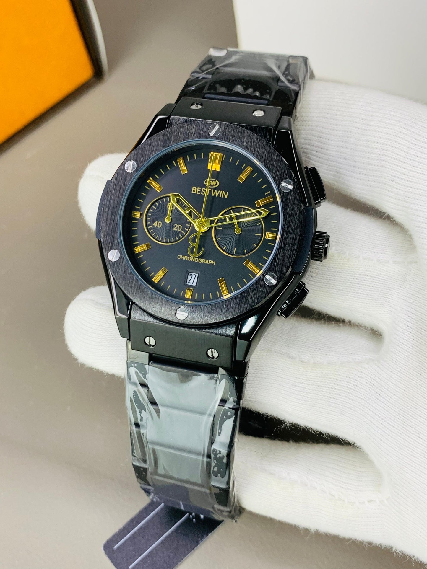 BESTWIN ORIGNAL CHORONOGRAPH WRIST MEN'S WATCHES