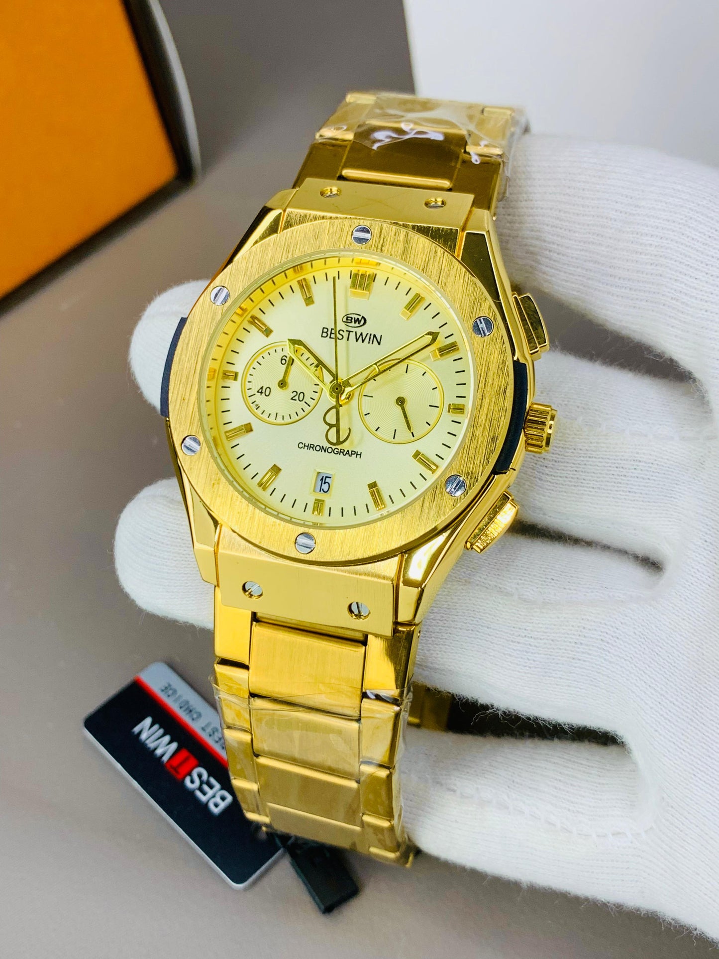 BESTWIN ORIGNAL CHORONOGRAPH WRIST MEN'S WATCHES