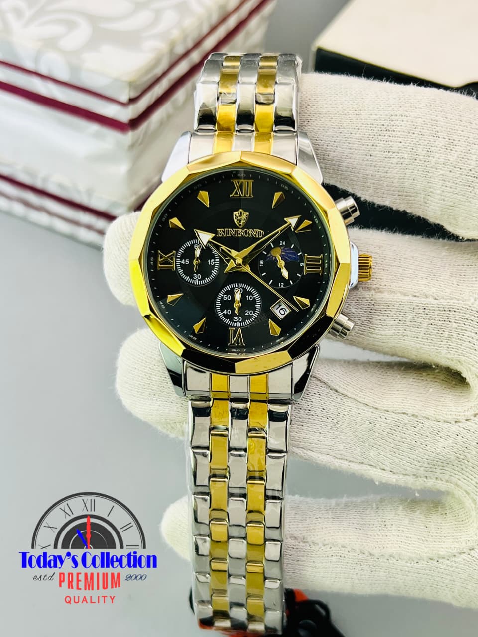 BinBond Orignal Chronograph Working Men's Wrist Watch