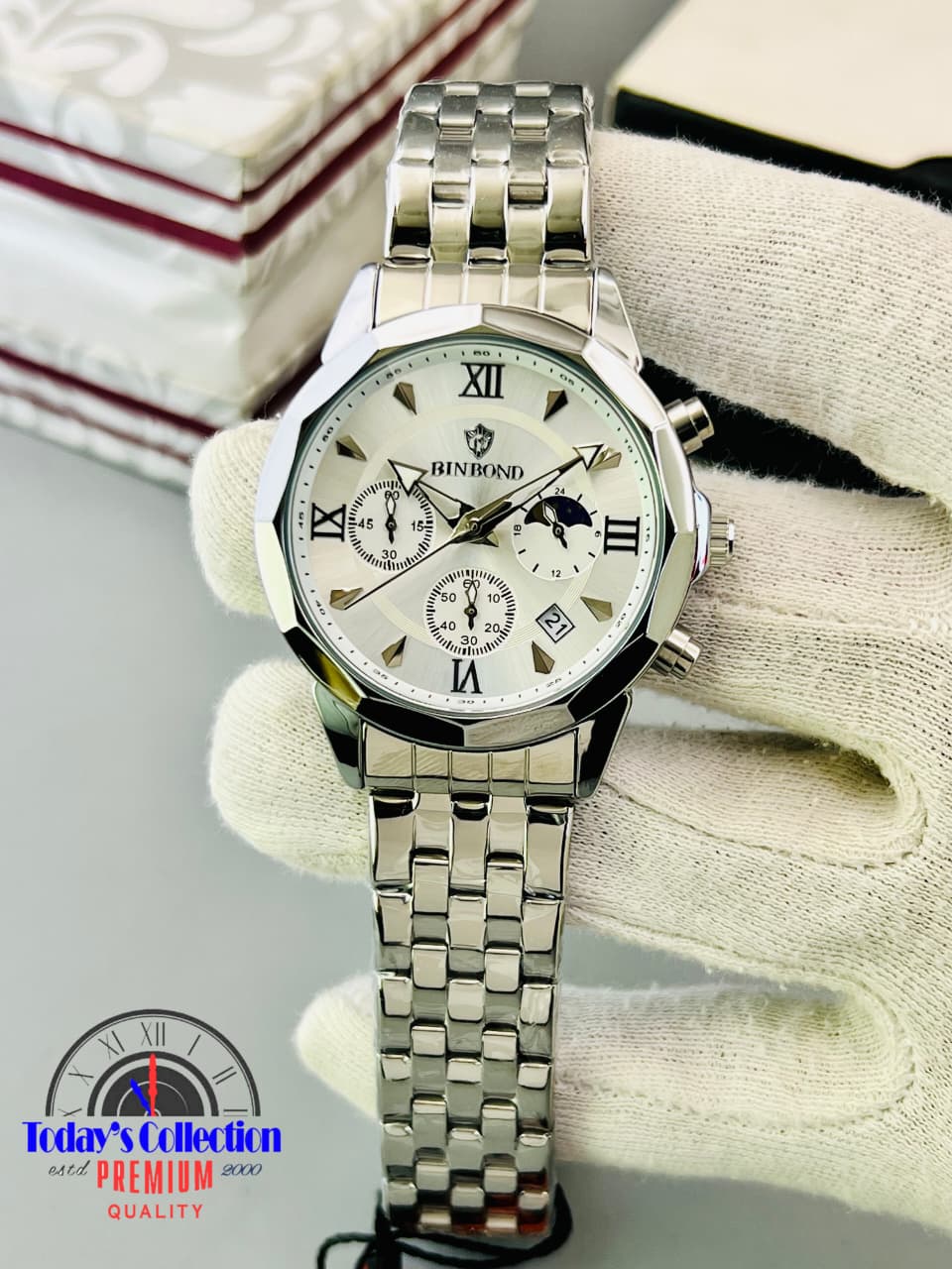 BinBond Orignal Chronograph Working Men's Wrist Watch