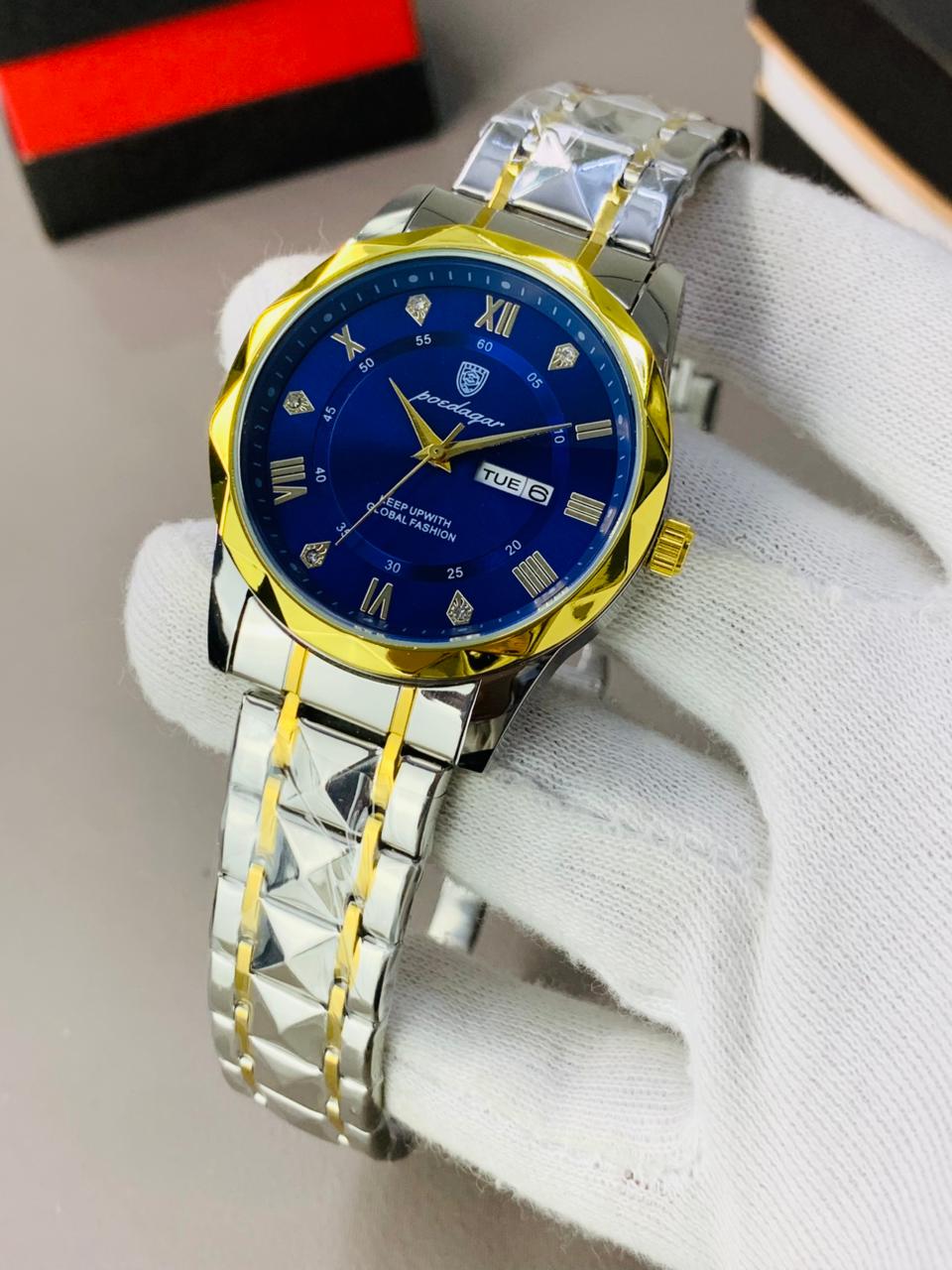 POEDAGAR Luxury Man Wrist Men's Watch