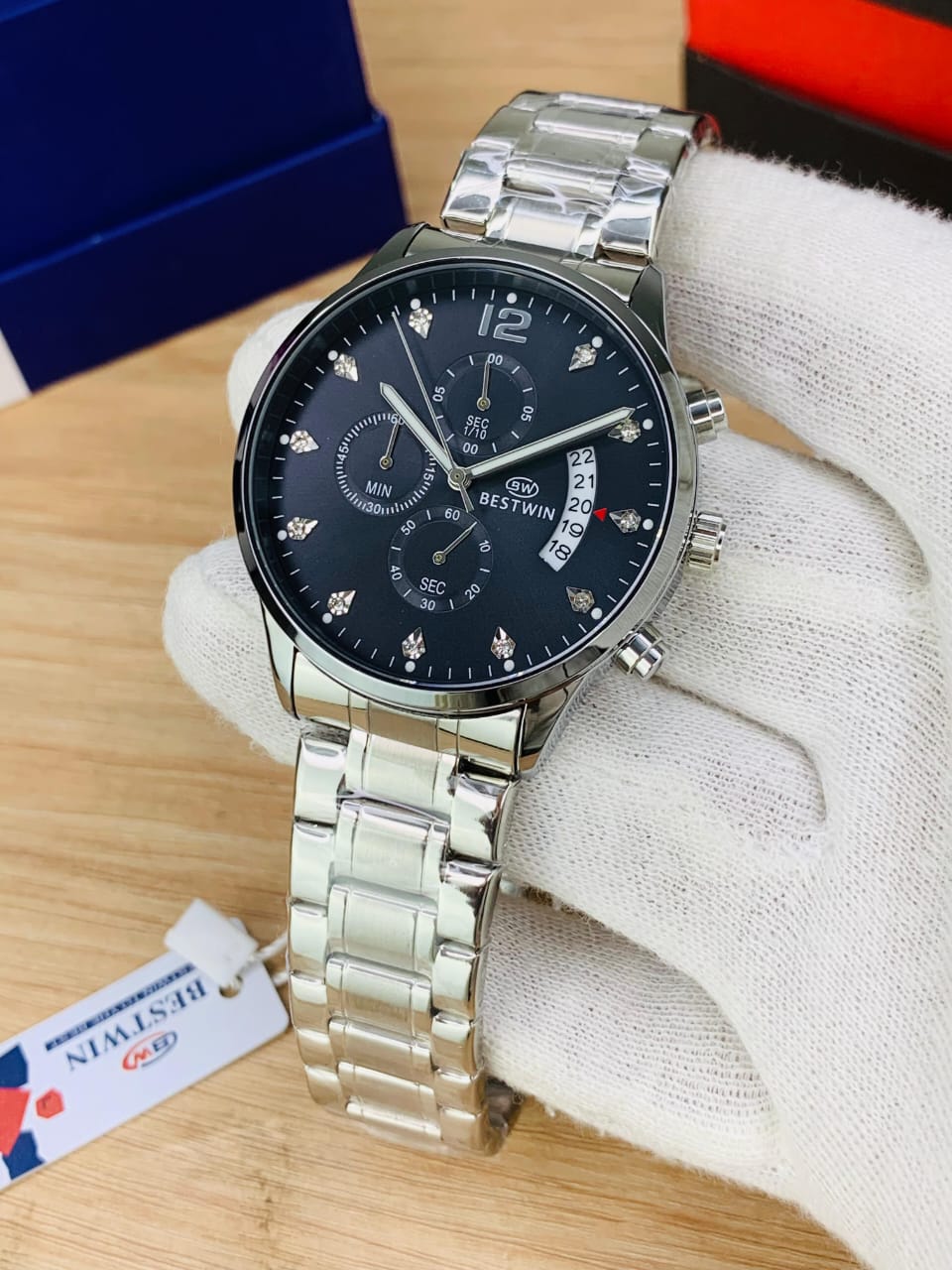 BESTWIN- CHRONOGRAPH WORKING MEN'S WRIST WATCH
